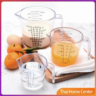 ถ้วยตวง ทนร้อน เหยือกตวง ถ้วยตวงพลาสติก มีด้ามจับ เครื่องใช้…