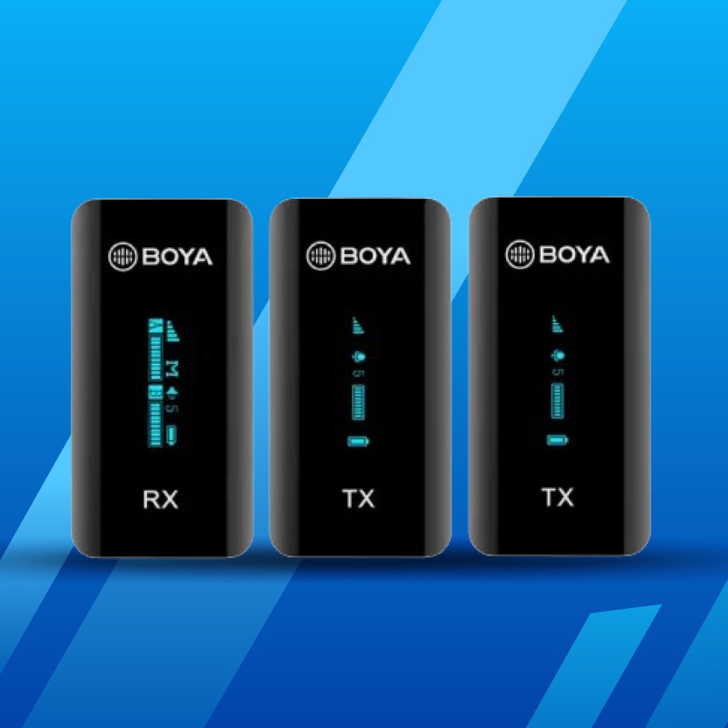 Boya BY-XM6 S2 2.4GHz Wireless Microphone รับประกันศูนย์ 2 ปี (ราคาโปรโมชั่น)