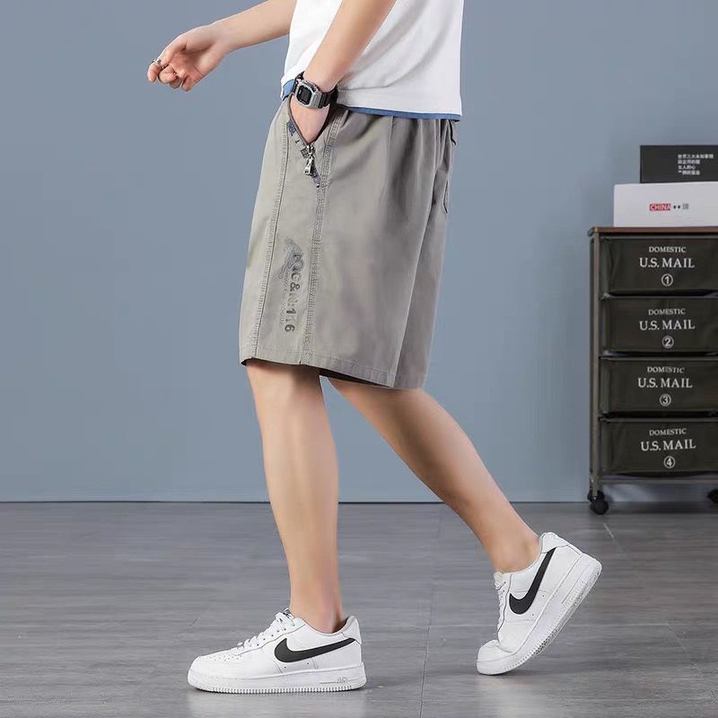 2019กางเกงขาสั้นยางยืดทรงโอเวอร์ไซส์big size 100% cotton #4