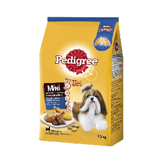 PEDIGREE เพดดิกรี มินิ อาหารสุนัขชนิดเม็ด – อาหารสุนัขสำหรับสุนัขโตพันธ์ุเล็ก, 1.3 กก.