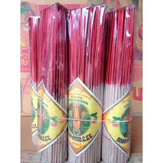 ธูปไหว้พระ ธูป 10 บาทสั้น 20 cm จำนวน 1 มัด 10 กำ