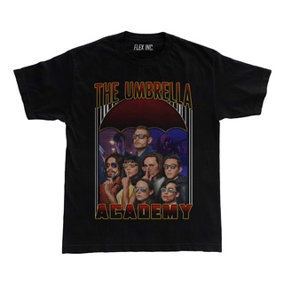 เสื้อยืดลําลอง แขนสั้น คอกลม พิมพ์ลายภาพยนตร์ The Umbrella Academy TV Series