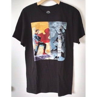 เสื้อผ้าผชเสื้อยืด พิมพ์ลายกราฟฟิคการ์ตูน Dc Jim Lee Superman BatmanS-5XL