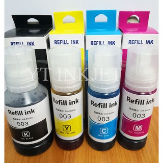 หมึก​เติม​EPSON INK 003 มีกล่อง​ FOR L1110 L3100 L3101 L3110 L3150 L4150 L4160 L5190 ราคาต่ำสุด