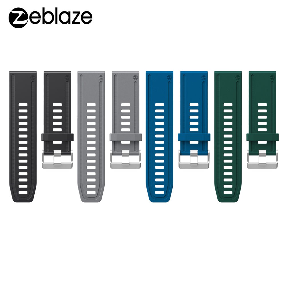 Original Zeblaze สายรัดข้อมือซิลิโคนหลากสีสัน 24 มม. สําหรับ Zeblaze Vibe 3 Gps And Neo 2
