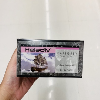 Earl Grey tea ตรา Heladiv ชาดำกลิ่นมะกรูด ชาเอิร์ลเกรย์ ชานำเข้า ชาดำ Ceylon black tea 25 ซอง 50g เครื่องดื่ม ชา