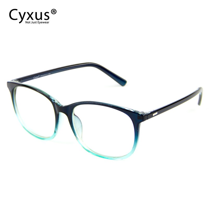 Cyxus แว่นตาคอมพิวเตอร์ กรอบใหญ่ อินเทรนด์ ลดความตึงเครียด ป้องกันแสงสีฟ้า 8121