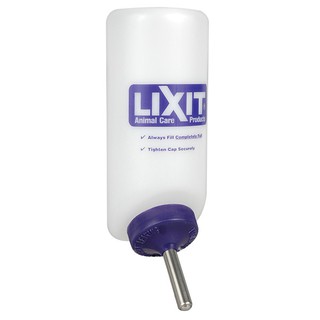 LIXIT ขวดน้ำสำหรับสัตว์เลี้ยง ความจุ 8 Oz. (ประมาณ 237ml) ทำงานด้วยระบบสูญญากาศ ไม่รั่ว ไม่ซึม มีประกันจากผู้ผลิต 5 ปี