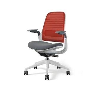 Modernform เก้าอี้เพื่อสุขภาพ Steelcase รุ่น Series1 พนักพิงกลาง สีแดง เก้าอี้ผู้บริหาร รับประกัน 12 ปี