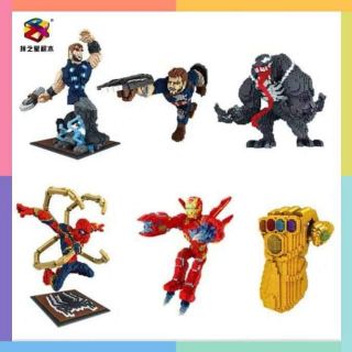 chamaa ตัวต่อ Nano block ซุปเปอร์ฮีโร่ Hero ตัวใหญ่สุดเท่​ Big​ Size​ ตัวฮีโร่​ใหญ่มากกกกก​​