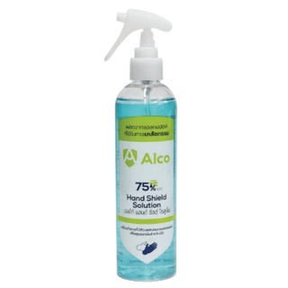 แอลกอฮอล์แอลโก้ แฮนด์ ชีลด์ โซลูชั่น 300 มล. Alco Hand Shield Solution Alcohol Spray