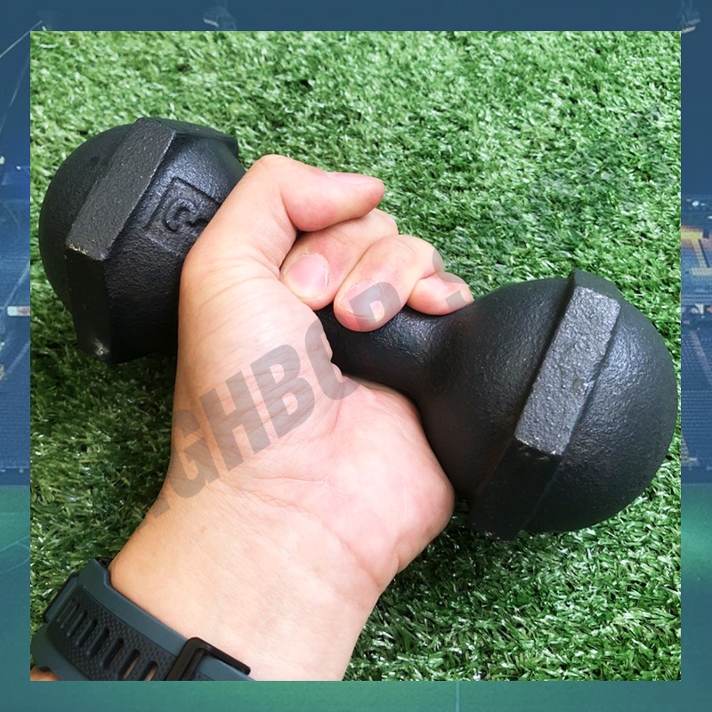 ดัมเบลเหล็ก แบบลูกตุ้ม ลูกเหล็ก Dumbbell Metal 1.5 - 5 kg. - รูปที่ 2