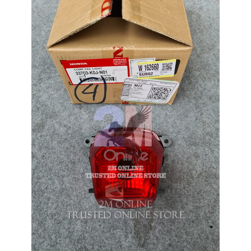 Mdr TAIL LIGHT STOP LAMP GENIO ORI AHM 33703-K0J-N01