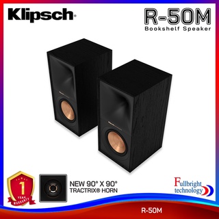 Klipsch R-50M Bookshelf Speaker ลําโพงบุ๊คเชลล์ ดอกลำโพงขนาด 5.25 นิ้ว กำลังขับสูงสุด 300 วัตต์ รับประกันศูนย์ไทย 1 ปี