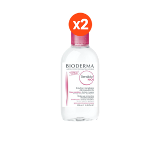 Bioderma Sensibio H2O 250ml. แพ็คคู่ คลีนซิ่งไมเซล่า เวชสำอางสำหรับผิวแพ้ง่าย