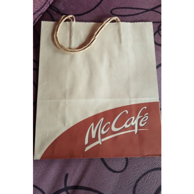 ถุง shop ต่างๆ ถุงกระดาษ Mc Cafe
