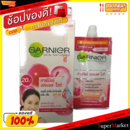 🔥*พร้อมส่ง*🔥 GARNIER AGELESS WHITE SPF30 PA+++ การ์นิเย่ เอจเลส ไวท์ เซรั่ม ครีม ขนาด 7ml/ซอง ยกกล่อง 6ซอง สูตรกลางวัน แ