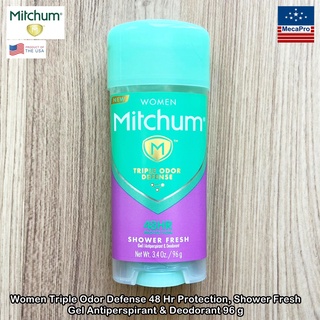 Mitchum® Women Triple Odor Defense 48 Hr Protection Gel Antiperspirant Deodorant, Shower Fresh 96 g โรลออน