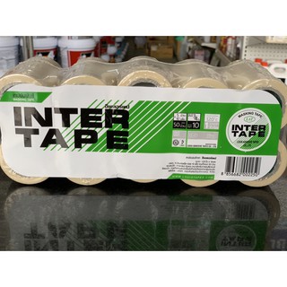 กระดาษกาวย่น (1 แพ๊ค = 10 แถว = 50 ม้วน) เทปย่น พ่นสี อินเตอร์ INTER TAPE(ใส่โค้ด OKKR183 ลดเพิ่มอีก)