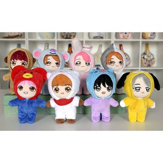 ชุด+ตุ๊กตา BTS ขนาด20cm มีชุดพร้อมส่ง