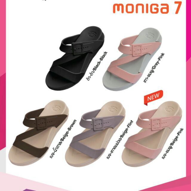 Flat Sandals 109 บาท รองเท้า Monobo Moniga (โมโนโบ้ โมนิก้า) รุ่น 7 แท้ Women Shoes