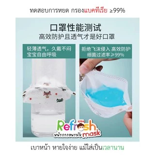 แมสเด็ก 3D (99 ลาย+) ..ลาบูบู้ Labubu Capybara.. เลือกลายได้ แพ็ค 10 ชิ้น ซีลแยก พกง่าย หนา 3 ชั้น แมสเด็กโต หน้ากากเด็ก