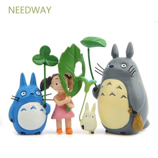 Needway โมเดลฟิกเกอร์พีวีซีรูปการ์ตูน My Neighbor Hayao Totoros Cat Miyazaki ของเล่นสําหรับเด็ก