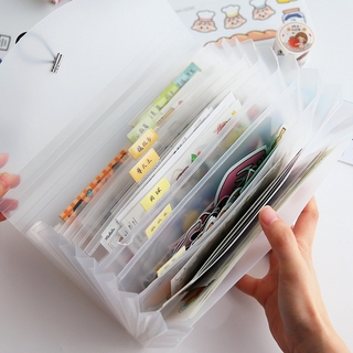 ถุงเก็บของ Transparent organ collection bag manual account material tape sub loading and receiving volume bill hand book sticker collection volume collection book collection book