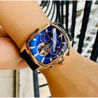 REEF TIGER Luxury mechanical tourbillion sport watch for man, Sapphire crystal, Luminous hands