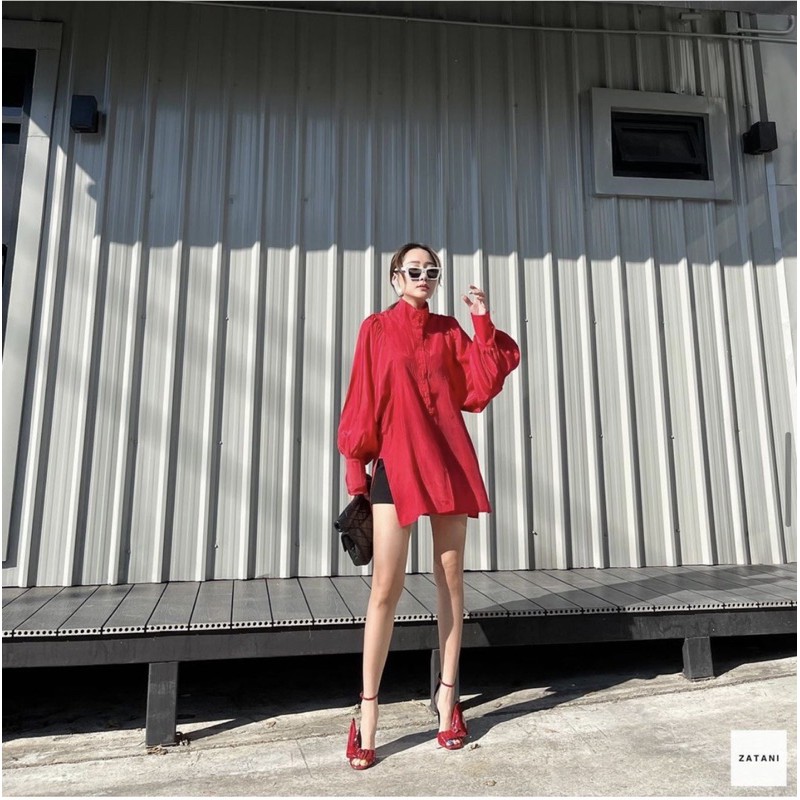 zatani #เสื้อเชิ้ตสีแดง