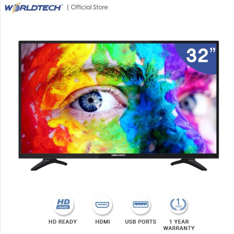 ทีวี Worldtech 32 นิ้ว LED TV