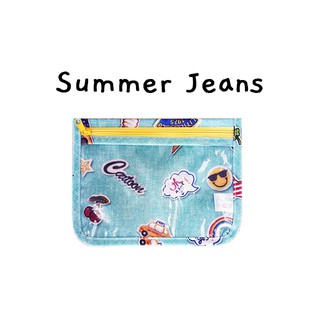 Alan Hops กระเป๋าใสเอนกประสงค์ รุ่น Daily Buddy ลาย Summer Jeans