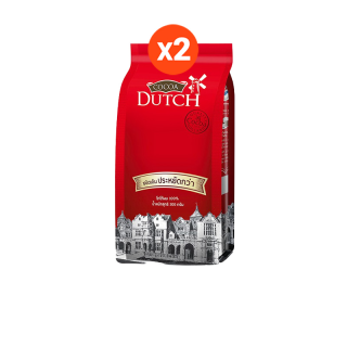 [แพ็ค2][2Pack] Cocoa Dutch Cocoa Powder 500 g. Total 2 pcs. โกโก้ดัทช์ โกโก้ผง ถุงเติม ขนาด 500 กรัม รวม 2 ซอง