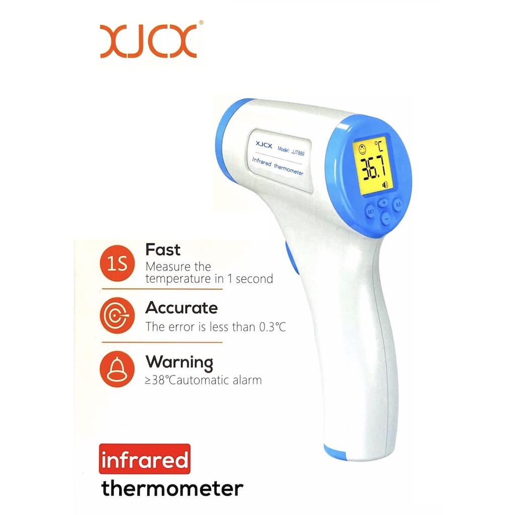 เครื่องวัดอุณหภูมิ เครื่องวัดไข้ ที่วัดไข้ Infrared Thermometer ยี่ห้อ XJCX Shopee Thailand