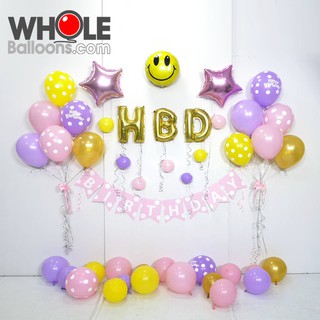 Wholeballoons - ลูกโป่ง DIY วันเกิด 08004  ลูกโป่งตกแต่งพร้อมจัดงานปาร์ตี้