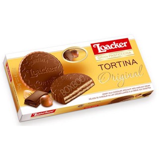 Loacker TORITINA Original ช็อกโกแลตนมไส้ครีมพราไลน์และเกล็ดเวเฟอร์ นำเข้าจากอิตาลี 126g