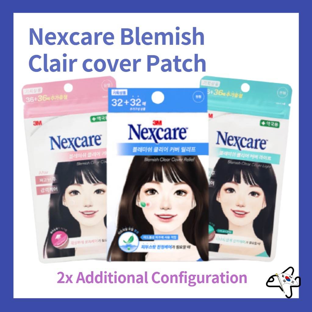 [3M]Nexcare Acne Patch/ Blemish Clair cover Patch/Pimple Patch/Patch after Dots / Waterproof / Heali