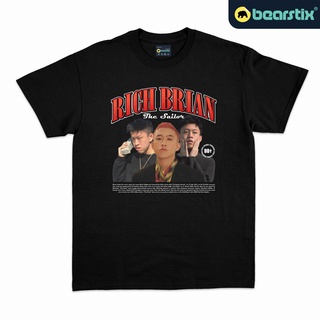 เสื้อยืดผู้ เสื้อยืด พิมพ์ลาย Bearstix - Rap Tee Rich Brian 88Rising - Streetwear สําหรับผู้ชาย S-5XL