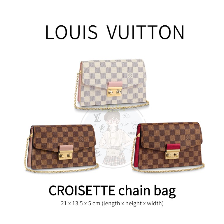 lv wallet chain bag