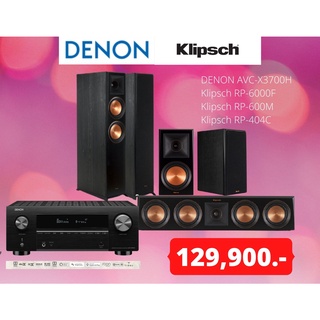 DENON AVC-X3700H+Klipsch RP-6000F+Klipsch RP-600M+Klipsch RP-404C