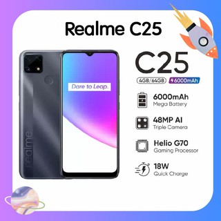 Realme C25 (Ram4GB+Rom64GB)ซิมทรู เท่านั้น (SIM card Ture only) (By Shopee SuperTStore)