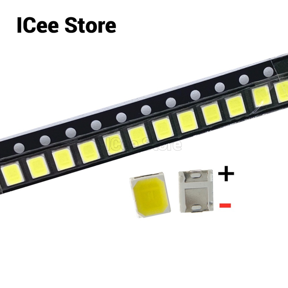 2835 SMD LED 0.2W 60mA สีแดง/เขียว/เหลือง/น้ําเงิน/ขาว 50 ชิ้น