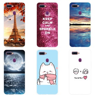 TPU เคสสำหรับ OPPO F9 Case Silicone Back Cover Soft Case OPPOF9 F 9 เคส เคสซิลิโคน