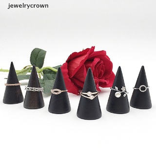 [jewelrycrown] ชั้นวางแหวน ทรงกรวย สีดํา สไตล์วินเทจ [th]