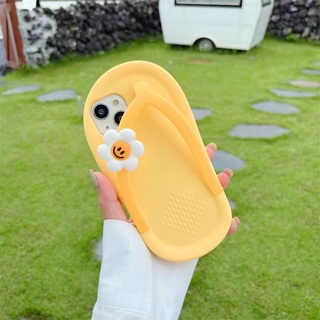 เคสโทรศัพท์มือถือ ซิลิกาเจลนิ่ม ป้องกัน ลายรองเท้าแตะ สําหรับ iPhone 14 Pro Max 13 12 Pro Max