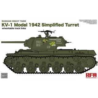 โมเดลรถถังประกอบ RFM KV-1 Model 1942 Simplified Turret 1/35