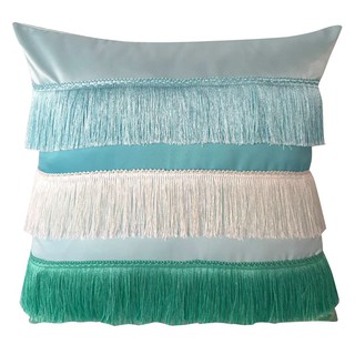 Pillow CUSHION BAREO 18X18" BLUE HLS Cushion cushion Home &amp; Furniture หมอนอิง หมอนอิง HOME LIVING STYLE BAREO 18X18 นิ้ว