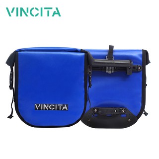 Vincita กระเป๋าแพนเนียร์เล็ก แบบฝาม้วน กันน้ำ100% ราคาต่อคู่ (2 ใบ) (B050WP-V) - กระเป๋าติดตะแกรง