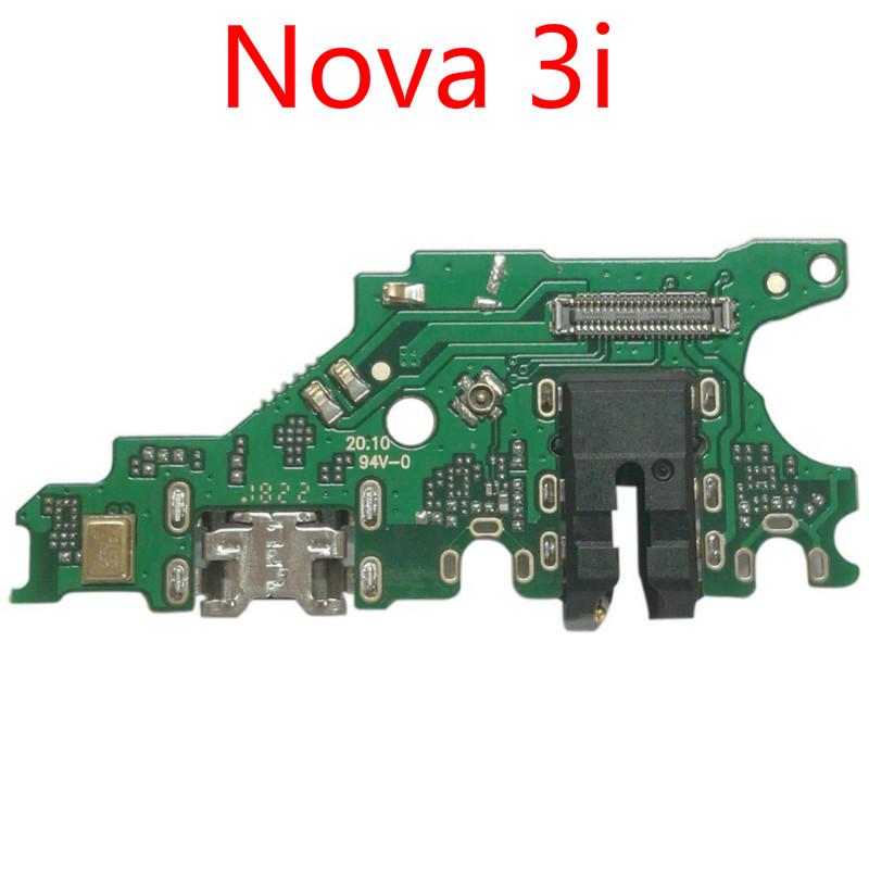 Huawei Nova 3i บอร์ดชาร์จ USB พอร์ตเสียบสายเคเบิลอ่อน อะไหล่สํารองโทรศัพท์