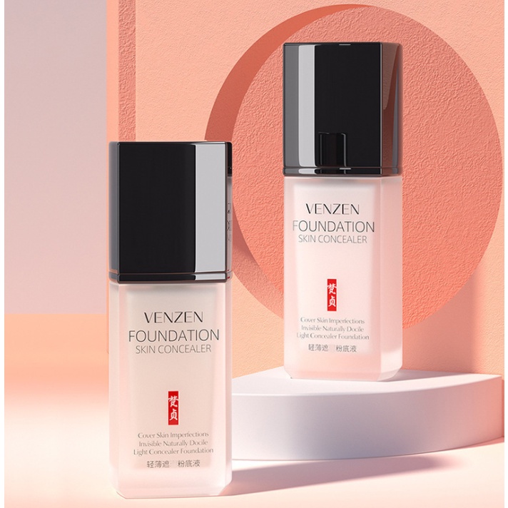 VENZEN : Foundation ครีมรองพื้นชนิดน้ำ  คอนซีลเลอร์ บีบีครีม
